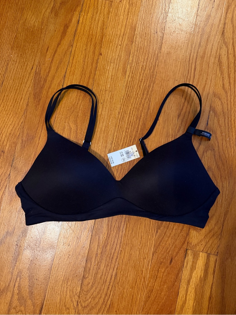 aerie Black Seamless Wireless T-Shirt Bra